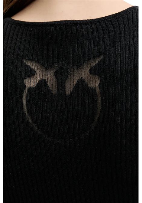 Silk-blend sleeveless top PINKO | sweaters | 104808 A1KWZ99